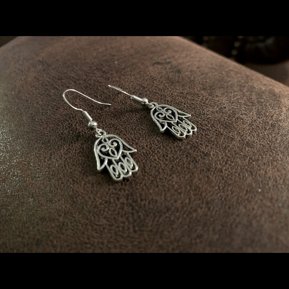 Handmade Hamsa Earrings
